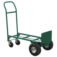 Diable convertible &eacute;conomique Greenline, Acier, Capacit&eacute; 600 lb Distribution Jean Lapalme