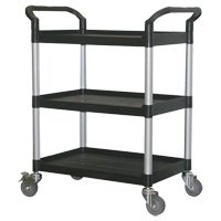 Chariot utilitaire, 3 tiers, 33-1/2" x 39-3/8" x 19", Capacit&eacute; 300 lb Distribution Jean Lapalme