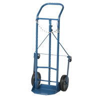 Professional Gas Cylinder Truck CC-1, Mold-on Rubber Wheels, 9" W x 7-1/4" L Base, 250 lbs. Distribution Jean Lapalme