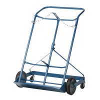 Professional Double Gas Cylinder Truck CC-2, Mold-on Rubber Wheels, 16-7/8" W x 7-1/4" L Base, 500 lbs. Distribution Jean Lapalme