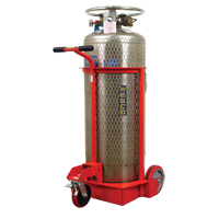 Large Liquid Gas Cylinder Truck LCC, Polyurethane Wheels, 20" W x 20" D Base, 1000 lbs. Distribution Jean Lapalme