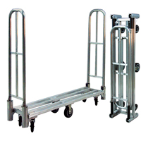 Chariot utilitaire pliant en aluminium U-Boat, 16" la x 60" lo, 1500 lb cap, Roues Polyur&eacute;thane Distribution Jean Lapalme