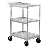 Chariot utilitaire, 3 Tiers, 16-1/2" la x 39" h x 27-3/4" p, Capacit&eacute; 350 lb Distribution Jean Lapalme