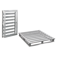 Palette &agrave; cadre tubulaire en aluminium 4 c&ocirc;t&eacute;s Distribution Jean Lapalme