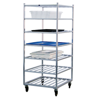 Chariot &agrave; tablettes, 7 Tiers, 28-1/2" la x 69" h x 32" p, Capacit&eacute; 525 lb Distribution Jean Lapalme