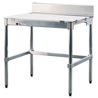 &eacute;tabli avec dessus en poly, 36" la x 24" p x 35-1/2" h, Capacit&eacute; 2000 lb Distribution Jean Lapalme