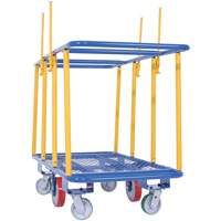 Horizontal Panel Cart, 63-7/16" x 28-1/2" x 40-15/16", 2000 lbs. Capacity Distribution Jean Lapalme