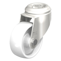 Roulette en nylon acier inoxydable, Pivotant, Diam&egrave;tre 3-1/8" (79,5 mm), Capacit&eacute; 265 lb (120 kg) Distribution Jean Lapalme