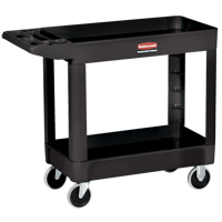 Heavy-Duty Utility Cart - 4520-89, 2 Tiers, 25-7/8" x 33-1/4" x 45-1/4", 500 lbs. Capacity Distribution Jean Lapalme