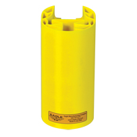Polyethylene Rack Guard, 5" W x 6" L x 8" H, Yellow Distribution Jean Lapalme