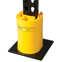 Polyethylene Rack Guard, 5" W x 6" L x 8" H, Yellow Distribution Jean Lapalme