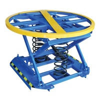 Plateforme de levage &agrave; ressorts, 43-5/8" lo x 43-5/8" la, Capacit&eacute; 4400 lb Distribution Jean Lapalme