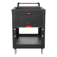 Heavy-Duty Adaptable Utility Cart, 2 Tiers, 25-1/5" x 36" x 51-1/2", 500 lbs. Capacity Distribution Jean Lapalme