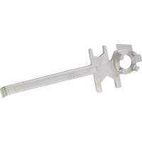 Drum Wrench, 3/4"/2" Opening, 9-1/2" Handle, Stainless Steel Distribution Jean Lapalme