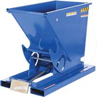 Conteneur autobasculeur, Acier, 1/3 vg³, Bleu Distribution Jean Lapalme