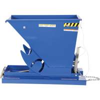 Conteneur autobasculeur, Acier, 1/3 vg³, Bleu Distribution Jean Lapalme