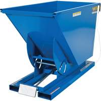 Conteneur autobasculeur, Acier, 3/4 vg³, Bleu Distribution Jean Lapalme