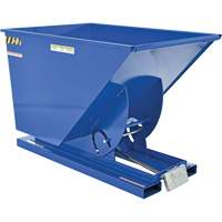Conteneur autobasculeur, Acier, 1 vg³, Bleu Distribution Jean Lapalme