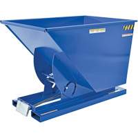 Conteneur autobasculeur, Acier, 1 vg³, Bleu Distribution Jean Lapalme