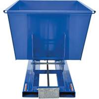 Conteneur autobasculeur, Acier, 1 vg³, Bleu Distribution Jean Lapalme