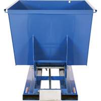 Conteneur autobasculeur, Acier, 1-1/2 vg³, Bleu Distribution Jean Lapalme