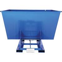 Conteneur autobasculeur, Acier, 2-1/2 vg³, Bleu Distribution Jean Lapalme