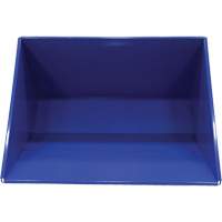 Conteneur autobasculeur, Acier, 3 vg³, Bleu Distribution Jean Lapalme