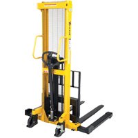 Manual Hydraulic Stacker, Hand Pump Operated, 2000 lbs. Capacity, 35" Max Lift Distribution Jean Lapalme