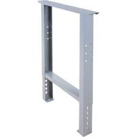 Pattes d'&eacute;tabli pour service industriel, Acier, 24" p x 34" h, Simple Distribution Jean Lapalme