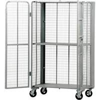 Chariot de s&eacute;curit&eacute; escamotable de s&eacute;rie FST, 1 niveaux, 27" lo x 45" la x 77" h, Cap. 2000 lb Distribution Jean Lapalme