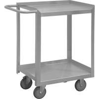 Industrial Grade Shelf Cart, 2 Tiers, 24-1/8" W x 35" H x 42" D, 1200 lbs. Capacity Distribution Jean Lapalme
