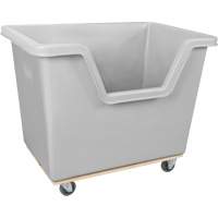 Chariot-caisse &agrave; c&ocirc;t&eacute; ouvert, Poly&eacute;thyl&egrave;ne, 45-3/4" lo x 31-1/4" la x 37-3/4" h, Volume 22 pi³, Capacit&eacute; 1000 lb Distribution Jean Lapalme