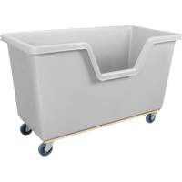 Chariot-caisse &agrave; c&ocirc;t&eacute; ouvert, Poly&eacute;thyl&egrave;ne, 63" lo x 34-1/4'' la x 38-1/2" h, Volume 24 pi³, Capacit&eacute; 1200 lb Distribution Jean Lapalme