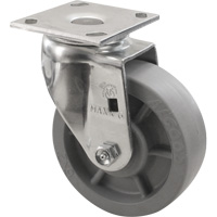 Roulette Emaxx, Pivotant, 5" (127 mm), Envirothane, 1000 lb (453,6 kg) Distribution Jean Lapalme