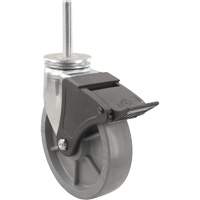 Roulette Emaxx Envirothane, Pivotant avec frein, Diam&egrave;tre 8" (203,2 mm), Capacit&eacute; 1200 lb (544,3 kg) Distribution Jean Lapalme