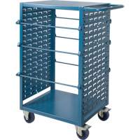 Chariot mobile pour mat&eacute;riaux bobin&eacute;s, Acier, 6 Montants, 21" la x 48" h x 38" p, Capacit&eacute; de 1200 lb Distribution Jean Lapalme