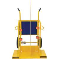 Chariot pour chalumeau et bouteille &agrave; gaz, Roues Rempli de mousse, Base de 24" la x 19-1/2" lo, 500 lb Distribution Jean Lapalme