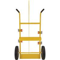 Chariot pour chalumeau et bouteille &agrave; gaz, Roues Rempli de mousse, Base de 23-13/16" la x 22-13/16" lo, 500 lb Distribution Jean Lapalme