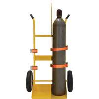 Chariot pour chalumeau et bouteille &agrave; gaz, Roues Rempli de mousse, Base de 23-13/16" la x 22-13/16" lo, 500 lb Distribution Jean Lapalme