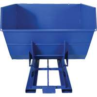 Conteneur autobasculeur, Acier, 4 vg³, Bleu Distribution Jean Lapalme