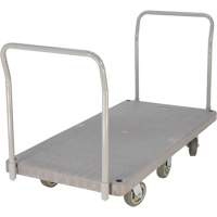 Heavy Duty Plastic Platform Truck, 60" L x 30" W, 3000 lbs. Cap., Polyurethane Wheels Distribution Jean Lapalme