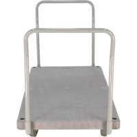 Heavy Duty Plastic Platform Truck, 60" L x 30" W, 3000 lbs. Cap., Polyurethane Wheels Distribution Jean Lapalme