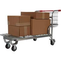 Chariot en treillis emboîtable, Acier, 28-3/4" x 37-1/16" x 59-5/8", Capacit&eacute; 275 lb Distribution Jean Lapalme