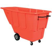Chariot basculeur, Poly&eacute;thyl&egrave;ne, 0,5 vg³, Capacit&eacute; de charge de 450 lb Distribution Jean Lapalme