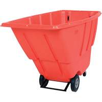 Chariot basculeur, Poly&eacute;thyl&egrave;ne, 0,5 vg³, Capacit&eacute; de charge de 450 lb Distribution Jean Lapalme