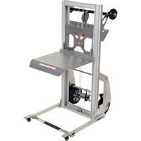 Appareil de levage portatif en aluminium, M&eacute;canisme Pompe au pied, Capacit&eacute; de 200 lb, Levage max de 61" Distribution Jean Lapalme