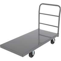Platform Truck, 48" L x 24" W, 2000 lbs. Capacity, Rubber Casters Distribution Jean Lapalme