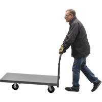 Platform Truck, 48" L x 24" W, 2000 lbs. Capacity, Rubber Casters Distribution Jean Lapalme