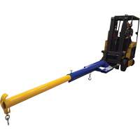 Grue t&eacute;lescopique pour chariot &eacute;l&eacute;vateur &agrave; fourche Economy Boom Distribution Jean Lapalme