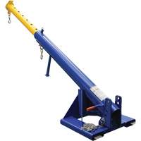 Grue t&eacute;lescopique pour chariot &eacute;l&eacute;vateur &agrave; fourche Orbit Boom Distribution Jean Lapalme